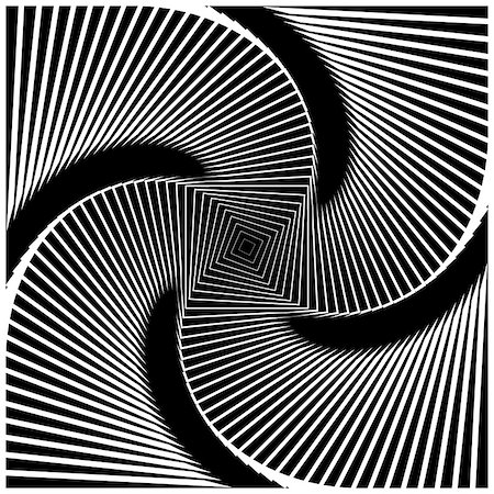 simsearch:400-07717373,k - Design monochrome twirl movement illusion background. Abstract strip torsion backdrop. Vector-art illustration Foto de stock - Super Valor sin royalties y Suscripción, Código: 400-07836056