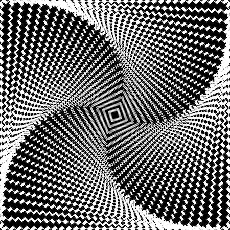 simsearch:400-07830300,k - Design monochrome twirl movement illusion background. Abstract strip torsion backdrop. Vector-art illustration Stockbilder - Microstock & Abonnement, Bildnummer: 400-07836072