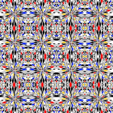 simsearch:400-07518662,k - Design colorful seamless mosaic pattern. Abstract geometric background. Vector art Fotografie stock - Microstock e Abbonamento, Codice: 400-07837048