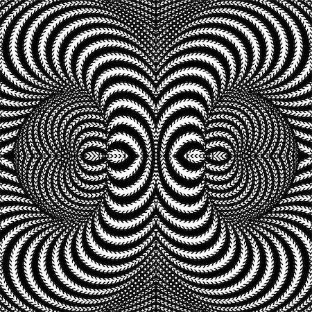 simsearch:400-08048827,k - Design monochrome whirl movement illusion background. Abstract stripe torsion backdrop. Vector-art illustration Foto de stock - Super Valor sin royalties y Suscripción, Código: 400-07837062