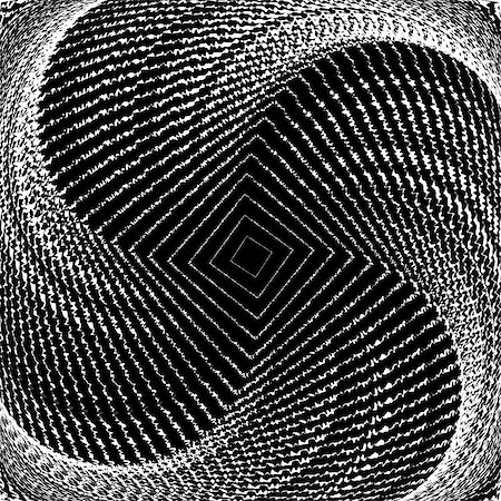 simsearch:400-07717373,k - Design monochrome whirlpool movement geometric background. Abstract speckled distortion backdrop. Vector-art illustration. No gradient Foto de stock - Super Valor sin royalties y Suscripción, Código: 400-07838073