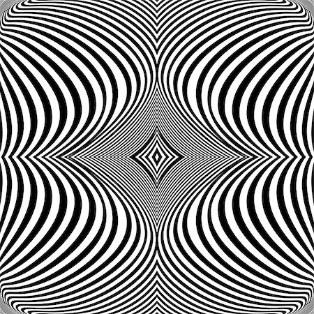simsearch:400-07409232,k - Design monochrome whirl lines motion background. Abstract striped distortion backdrop. Vector-art illustration Fotografie stock - Microstock e Abbonamento, Codice: 400-07838127