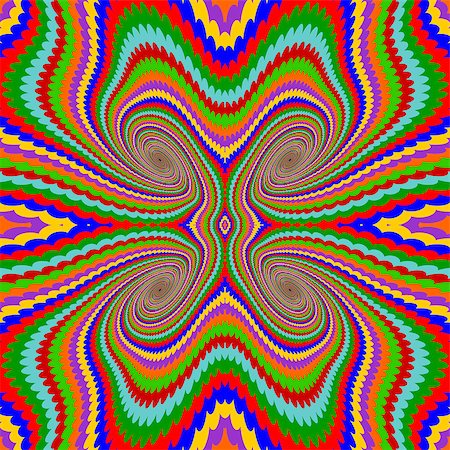 simsearch:400-07759329,k - Design multicolor twirl rotation background. Abstract striped warped geometric backdrop. Vector art Foto de stock - Super Valor sin royalties y Suscripción, Código: 400-07838128