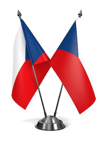 simsearch:400-07840116,k - Czech Republic - Miniature Flags Isolated on White Background. Photographie de stock - Aubaine LD & Abonnement, Code: 400-07838294