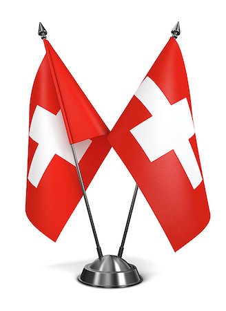 simsearch:400-07840116,k - Switzerland - Miniature Flags Isolated on White Background. Photographie de stock - Aubaine LD & Abonnement, Code: 400-07838304