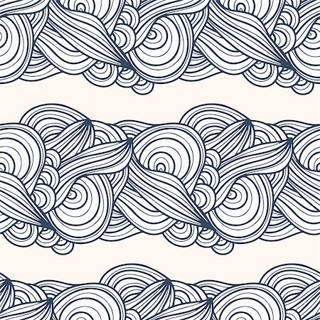 simsearch:400-07836785,k - Black and white seamless pattern in doodle style. Vector illustration. Stock Photo - Budget Royalty-Free & Subscription, Code: 400-07838532
