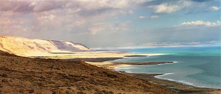 Beautiful photo coast of the Dead Sea , Israel . Stock Photo - Budget Royalty-Free & Subscription, Code: 400-07838628