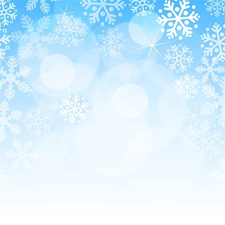 simsearch:400-07839998,k - Abstract blue christmas background with snowflakes Stock Photo - Budget Royalty-Free & Subscription, Code: 400-07838666