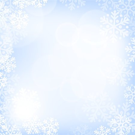 simsearch:400-07839998,k - Abstract blue christmas background with snowflakes Stock Photo - Budget Royalty-Free & Subscription, Code: 400-07838663