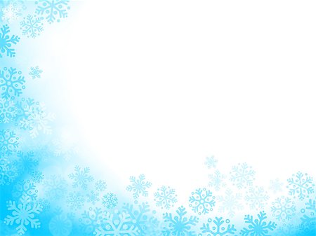 simsearch:400-07839998,k - Abstract blue christmas background with snowflakes Stock Photo - Budget Royalty-Free & Subscription, Code: 400-07838673