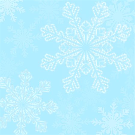 simsearch:400-07839998,k - Abstract blue christmas background with snowflakes Stock Photo - Budget Royalty-Free & Subscription, Code: 400-07838704