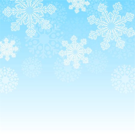 simsearch:400-07839998,k - Abstract blue christmas background with snowflakes Stock Photo - Budget Royalty-Free & Subscription, Code: 400-07838707