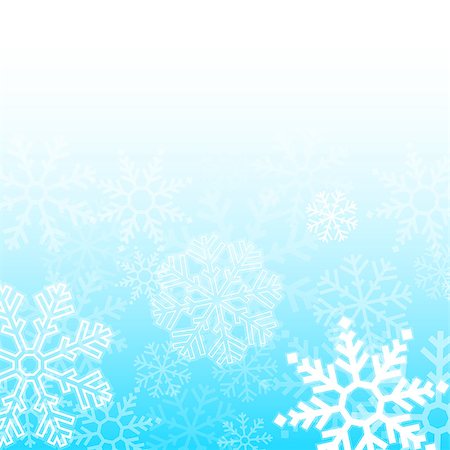 simsearch:400-07839998,k - Abstract blue christmas background with snowflakes Stock Photo - Budget Royalty-Free & Subscription, Code: 400-07838708