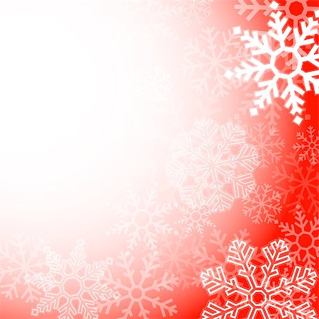 simsearch:400-07839998,k - Abstract red christmas background with snowflakes Stock Photo - Budget Royalty-Free & Subscription, Code: 400-07838709