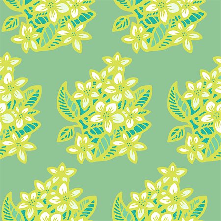 simsearch:400-07510594,k - Seamless pattern -  flower background in doodle style. Vector illustration. Stock Photo - Budget Royalty-Free & Subscription, Code: 400-07839662