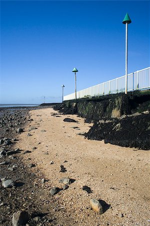 simsearch:400-06638821,k - Concord beach, Canvey Island, Essex, England, on a sunny day. Stock Photo - Budget Royalty-Free & Subscription, Code: 400-07830259