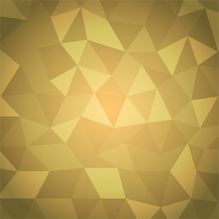 simsearch:400-05146960,k - Abstract triangle with yellow background, stock vector Foto de stock - Super Valor sin royalties y Suscripción, Código: 400-07830298