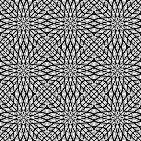 simsearch:400-07518662,k - Design monochrome seamless mosaic pattern. Abstract geometric background. Vector art Fotografie stock - Microstock e Abbonamento, Codice: 400-07830316