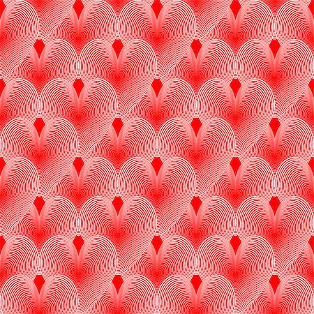 simsearch:400-07507273,k - Design seamless colorful heart pattern. Valentine's Day background. Vector art Foto de stock - Super Valor sin royalties y Suscripción, Código: 400-07830338