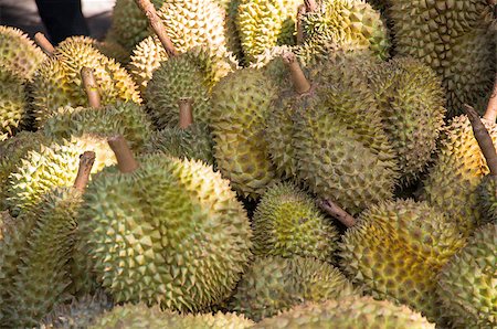 simsearch:400-09220883,k - Durian, the world's smelliest fruit, the king of fruit in much of south-east Asia. Stock Photo - Budget Royalty-Free & Subscription, Code: 400-07830525