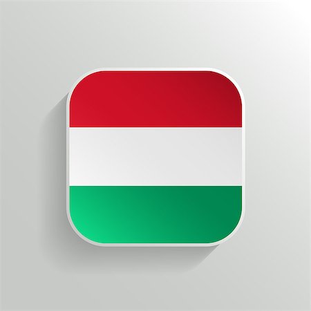 simsearch:400-09115392,k - Vector Button - Hungary Flag Icon on White Background Foto de stock - Super Valor sin royalties y Suscripción, Código: 400-07831003