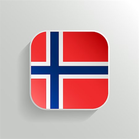 simsearch:400-09115392,k - Vector Button - Norway Flag Icon on White Background Foto de stock - Super Valor sin royalties y Suscripción, Código: 400-07831015