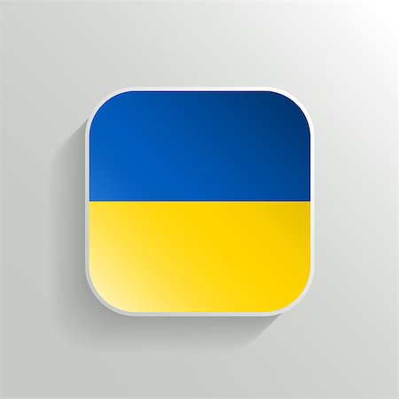 simsearch:400-09115392,k - Vector Button - Ukraine Flag Icon on White Background Foto de stock - Super Valor sin royalties y Suscripción, Código: 400-07831026