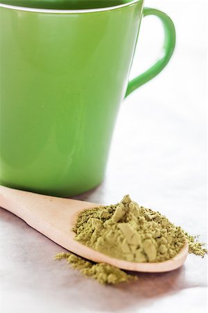 Making hot drink of green tea, stock photo Stockbilder - Microstock & Abonnement, Bildnummer: 400-07831433