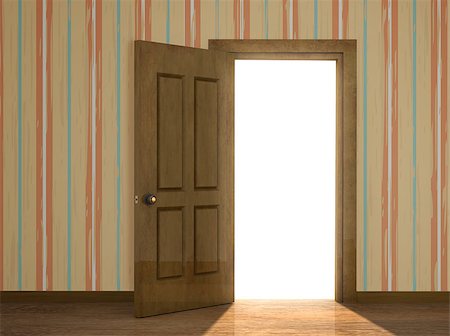 doors of dream - Conceptual image - a way to freedom Stock Photo - Budget Royalty-Free & Subscription, Code: 400-07831855