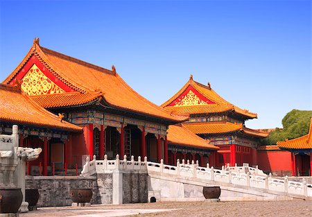 simsearch:400-07833653,k - Ancient pavilions in Forbidden City, Beijing, China Stockbilder - Microstock & Abonnement, Bildnummer: 400-07831884