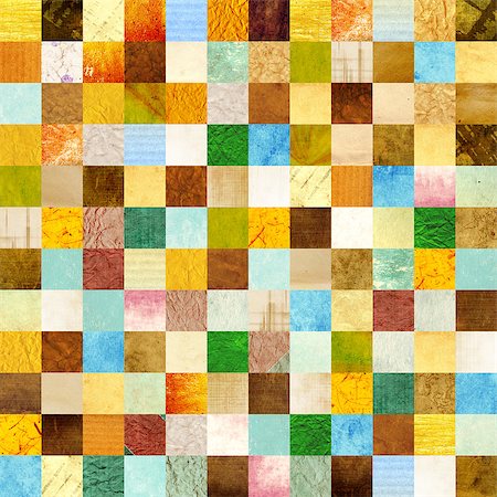 simsearch:400-07831890,k - Seamless background with paper patterns of different colors Photographie de stock - Aubaine LD & Abonnement, Code: 400-07831887