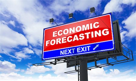 simsearch:400-09009302,k - Economic Forecasting - Red Billboard on Sky Background. Business Concept. Photographie de stock - Aubaine LD & Abonnement, Code: 400-07832330