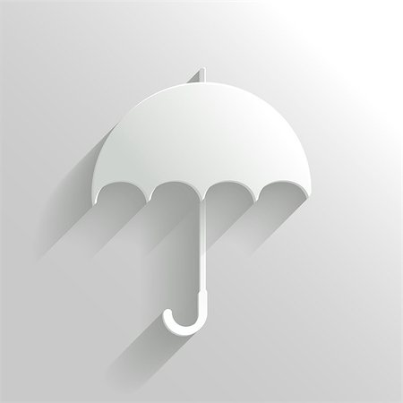 simsearch:400-04921907,k - Abstract Umbrella on White Background Foto de stock - Super Valor sin royalties y Suscripción, Código: 400-07832457