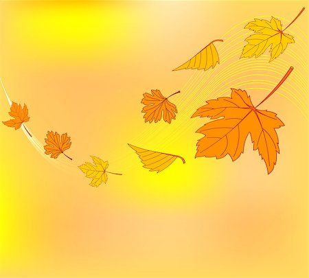 simsearch:400-08258875,k - Decorative swirling autumn design Stock Photo - Budget Royalty-Free & Subscription, Code: 400-07832962