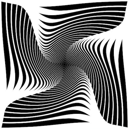 simsearch:400-07830300,k - Design monochrome twirl movement illusion background. Abstract strip torsion backdrop. Vector-art illustration Stockbilder - Microstock & Abonnement, Bildnummer: 400-07833007
