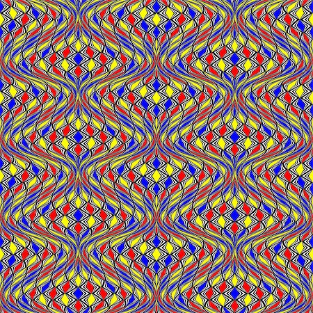 simsearch:400-07507273,k - Design seamless colorful mosaic pattern. Abstract distortion textured twisted background. Vector art Stock Photo - Budget Royalty-Free & Subscription, Code: 400-07833002