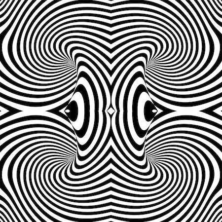 simsearch:400-07551581,k - Design monochrome whirl movement illusion background. Abstract stripe torsion backdrop. Vector-art illustration Foto de stock - Royalty-Free Super Valor e Assinatura, Número: 400-07833059