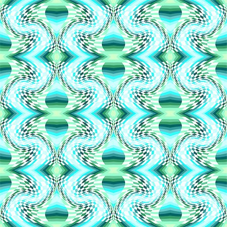 simsearch:400-07516420,k - Design seamless colorful movement illusion checked pattern. Abstract warped textured background. Vector art Foto de stock - Super Valor sin royalties y Suscripción, Código: 400-07833062