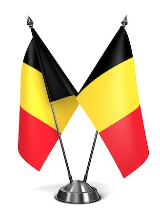 simsearch:400-04968347,k - Belgium - Miniature Flags Isolated on White Background. Stock Photo - Budget Royalty-Free & Subscription, Code: 400-07840030