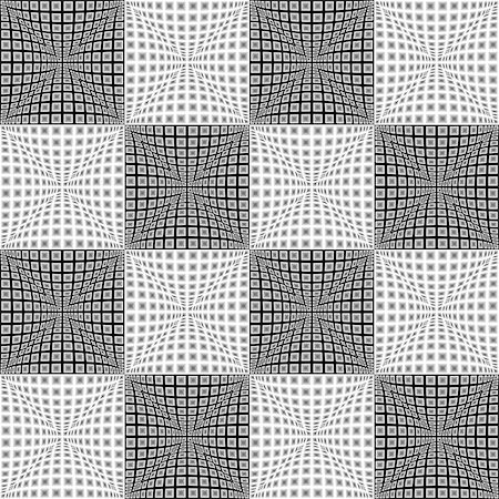 simsearch:400-07827654,k - Design seamless monochrome checked pattern. Abstract convex textured background. Vector art. No gradient Stock Photo - Budget Royalty-Free & Subscription, Code: 400-07840283