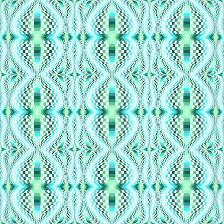 simsearch:400-07516420,k - Design seamless colorful movement illusion checked pattern. Abstract warped textured background. Vector art. No gradient Foto de stock - Super Valor sin royalties y Suscripción, Código: 400-07840302