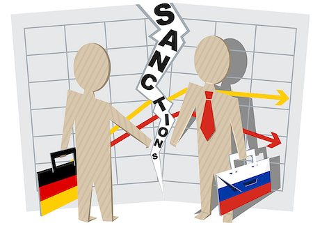 russia vector - Germany sanctions against Russia. Illustration in vector format Stock Photo - Budget Royalty-Free & Subscription, Code: 400-07840332