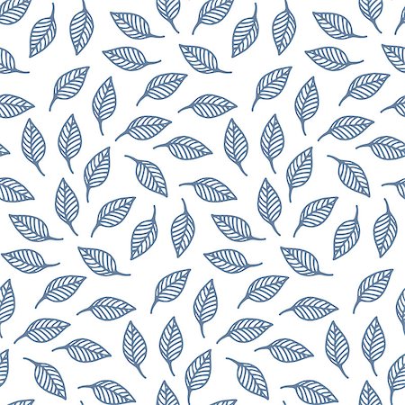 simsearch:400-07836785,k - Abstract seamless pattern with leaves. Vector illustration. Stock Photo - Budget Royalty-Free & Subscription, Code: 400-07840547