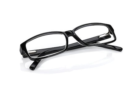 Glasses. Isolated on white background Photographie de stock - Aubaine LD & Abonnement, Code: 400-07895043