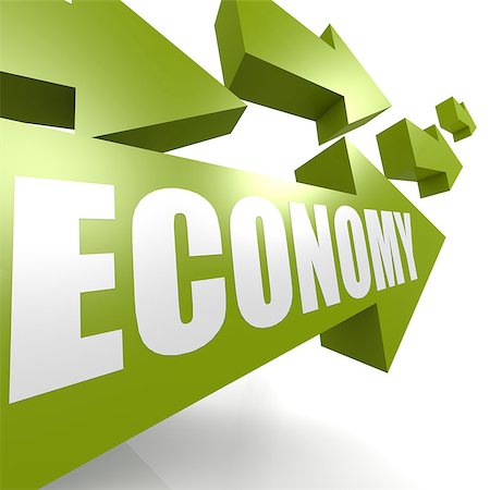 simsearch:400-04711612,k - Economy arrow green Stock Photo - Budget Royalty-Free & Subscription, Code: 400-07895397