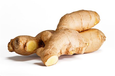A ginger root on the white background Stock Photo - Budget Royalty-Free & Subscription, Code: 400-07895877