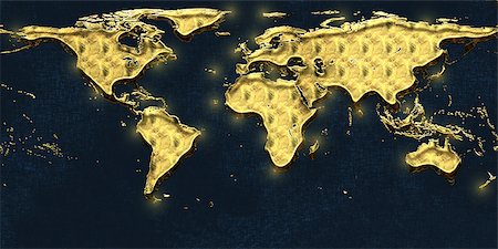 dirty world - Gold texture World Map Design: best for texturing in 3d programs  THIS IS NOT A DIRECT NASA COPY Stock Photo - Budget Royalty-Free & Subscription, Code: 400-07895925