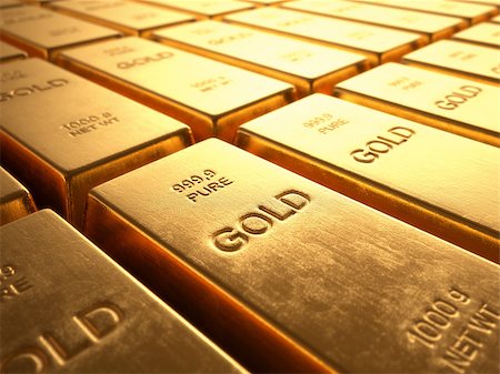 simsearch:400-04715746,k - Gold Bars 1000 grams. Concept of wealth and reserve. Stock Photo - Budget Royalty-Free & Subscription, Code: 400-07896147