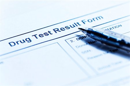 penicillin - Drug test blank form with pen Stock Photo - Budget Royalty-Free & Subscription, Code: 400-07896816
