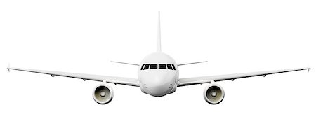 An image of an airplane isolated on a white background Stock Photo - Budget Royalty-Free & Subscription, Code: 400-07897032